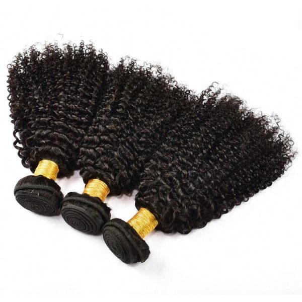 Brasilianisches Jerry-Curl-Haargewebe, 4 brasilianische lockige Haarbündel, brasilianisches lockiges Haargewebe, zum Einnähen