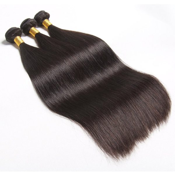 Cheveux raides brésiliens 1 Bundles de cheveux raides brésiliens humains vierges Armure droite brésilienne