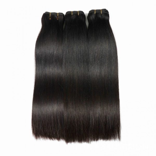 Double Drawn Straight Hair 02 Super Double Drawn Straight Human Hair Weft Vietnamesisches SDD Bone Straight Hair Weave