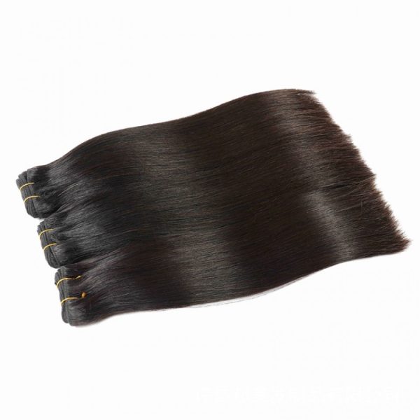 Cabello liso dibujado doble 03 Trama de cabello humano liso súper doble dibujado Tejido de cabello liso vietnamita SDD Bone